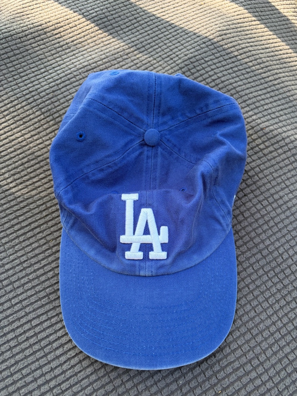 Los Angeles Dodgers ‘47 Brand Baseball Baseball Dad Hat Blue White Adjustable OS